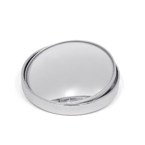 Unique Bargains 75mm/2.95" Dia 360 Degree Adjustable Car Convex Wide Angle Rear View Blind Spot Mirror Silver Tone - 1 of 3