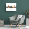 Trademark Fine Art Michael Tompsett 'Ann Arbor Michigan Skyline Named' Canvas Art - 4 of 4