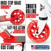 Rush 125 Folding Kick Scooter – Light-Up Wheels, Adjustable Handlebar, Carbon Steel Frame – Madd Gear - 4 of 4