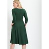 June + Vie by Roaman's Women's Plus Size Sweetheart Swing Dress - 3 of 4