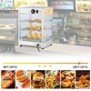 Commercial Food Warmer Display, Countertop Pastry Warmer, Pizza Warmer Cabinet with 3D Heating - 4 of 4