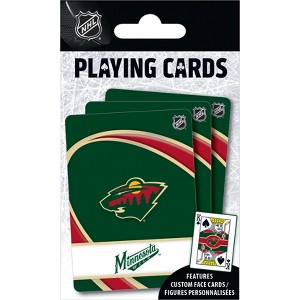 MasterPieces Officially Licensed NHL Minnesota Wild Playing Cards - 54 Card Deck for Adults - 1 of 4