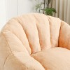 GlasFlength Bean Bag Seats Comfortable Premium Memory Foam Lounge Chair with Removable Cover for Living Room Bedroom, Brown, 41.4"*35"*30.7" - 4 of 4