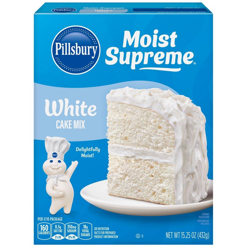 Pillsbury Moist Supreme White Cake Mix - 15.25oz, 1 of 7