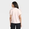 Women's Short Sleeve V-Neck Blouse - A New Day™ - 2 of 3
