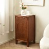 eHemco Kawaii Sweetheart End Table, 16.5 x 14 x 31 Inches, Indoor Living Room Side Table, Antique Walnut - 2 of 4