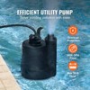 VEVOR Utility Pump, 1/3 HP, 2450 GPH High Flow, 30 ft Head, Sump Pump Submersible Water Pump Portable Utility Pump with 10 ft Long Power Cord - 3 of 4