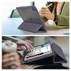 Vena For Apple iPad 10th Generation Case Clear, iPad A16 Case Trifold Stand, iPad 11th Generation Case, Slim Stand Protective Cover, Purple - 3 of 4