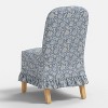 Replacement Ruffled Slipcover Only for Rounded Back Dining Chair - Threshold™ - 4 of 4