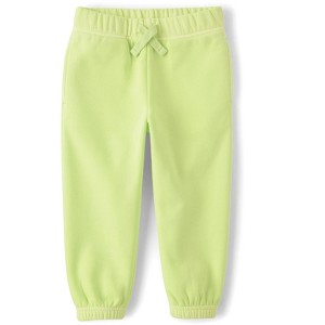 The Children's Place Toddler Active Garment Dyed Premium Fleece Jogger Pants - 1 of 4