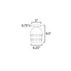 Maxim Lighting Dottie 1 - Light Flush Mount in  Black - 3 of 3