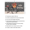 RugSmith Grey Machine Tufted Holiday Bicycle Happy Christmas Doormat - 3 of 4