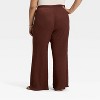 Women's Mid-Rise Regular Fit Textured Pull-On Pants - A New Day™ - 2 of 3