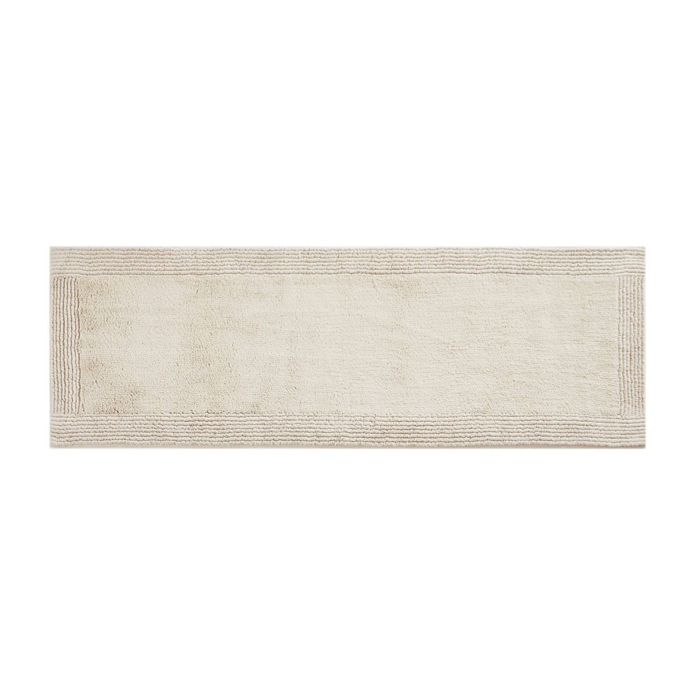 24inx72in Splendor Cotton Tufted Reversible Bath Rug Tan