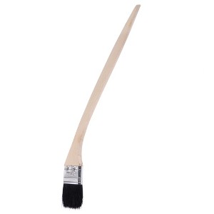 Unique Bargains Bristle Wall Treatment Tool Paint Brush with Wooden Handles - 1 of 4