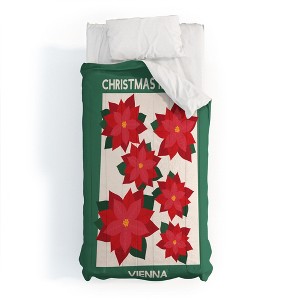 April Lane Art Vienna Christmas Market Comforter + Pillow Sham(s) - Deny Designs - 1 of 3