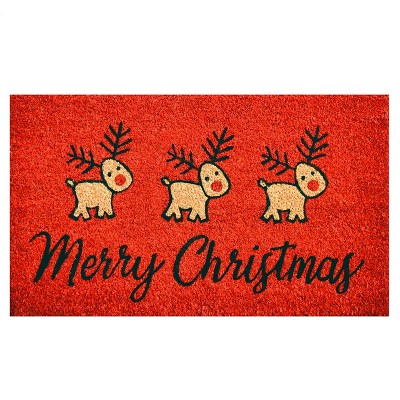 Calloway Mills Merry Christmas Deer Doormat