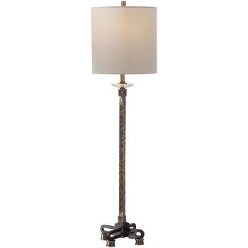 Uttermost Parnell 33 3/4" Antiqued Brass Plated Buffet Table Lamp