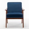 Kumasinova Accent Chair with Solid Wood Frame,Wingback Chair with Thick Backrest,Lounge Chair Indoor,Reading Chair for Living Room&Bedroom - 2 of 4