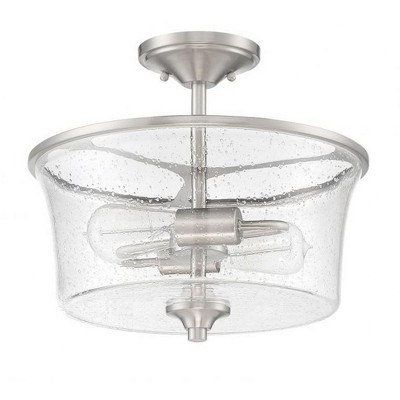 Craftmade Lighting Gwyneth 2 - Light Semi-Flush Mount in  Brushed Polished Nickel