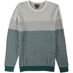 Tasso Elba Mens Colorblocked Supima Pullover Sweater - 1 of 1