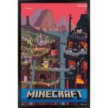 Minecraft - Cube Framed Poster Trends International