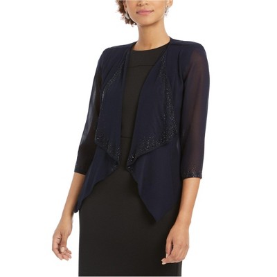 Calvin Klein Womens Embellished Cardigan Sweater