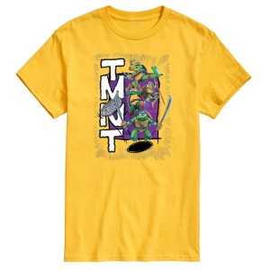Men's - Teenage Mutant Ninja Turtles - Donatello, Raphael, Leonardo, & Michelangelo Short Sleeve Graphic T-Shirt - 1 of 4