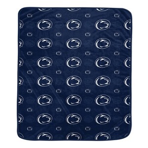 NCAA Penn State Nittany Lions Repeat Tonal Logo Fleece Throw Blanket - 1 of 1
