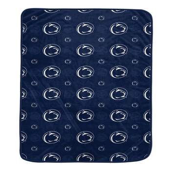 NCAA Penn State Nittany Lions Repeat Tonal Logo Fleece Throw Blanket