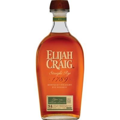 Elijah Craig Rye Whiskey - 750ml Bottle