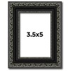 PosterPalooza | Photo Size Antique Black Picture Frame - UV Acrylic, Foam Board Backing, Hanging Hardware - 2 of 4