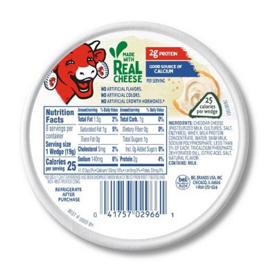 Laughing Cow Wedge Dill Pickle Cheese - 5.4oz/8ct