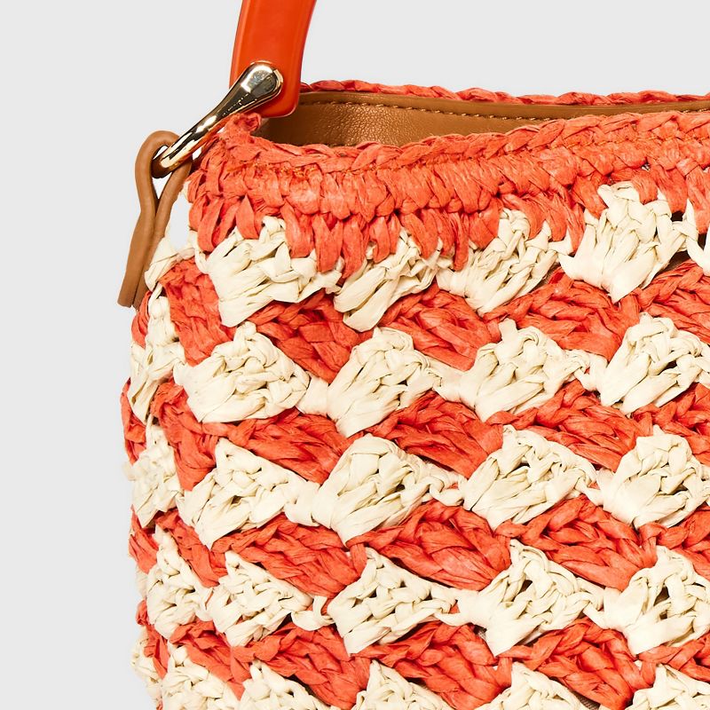 Mini Straw Bucket Bag - A New Day™, 4 of 8