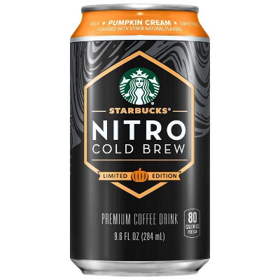 Starbucks Nitro Cold Brew Pumpkin Cream Premium Coffee Drink - 9.6 fl oz Bottle