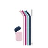 Ello 4pk Compact Fold And Store Silicone Straw Set : Target