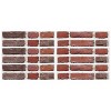 Brick Peel and Stick Giant Wall Decal Red - RoomMates: Vinyl Self-Adhesive Modern Decor, 24pc - 3 of 4