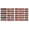 Brick Peel and Stick Giant Wall Decal Red - RoomMates: Vinyl Self-Adhesive Modern Decor, 24pc - image 3 of 4