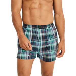 Jockey Men's Cotton Blend Blue Graphite Woven 5" Boxer - 1 of 4
