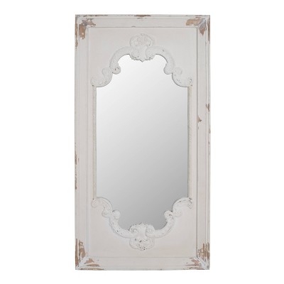 Alcott Decorative Wall Mirror Antique White - A&B Home