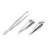 Unique Bargains Personal Care Stainless Steel Nail Clipper Cleaner Cuticle Grooming Kit Manicure Set 6 in 1 - 2 of 4
