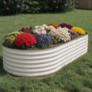 COZONY Galvanized Raised Garden Bed, Tall Metal Planter Box for Vegetables, Flowers and Herbs - 1 of 4