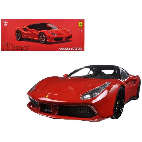 Ferrari 488 Gtb Red Signature Series 118 Diecast Model Car By Bburago