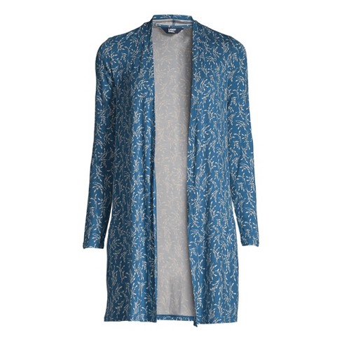 Lands end supima open on sale cardigan