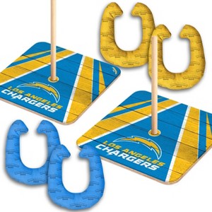 NFL Los Angeles Chargers Horseshoe Bag Toss Game Set - 1 of 4
