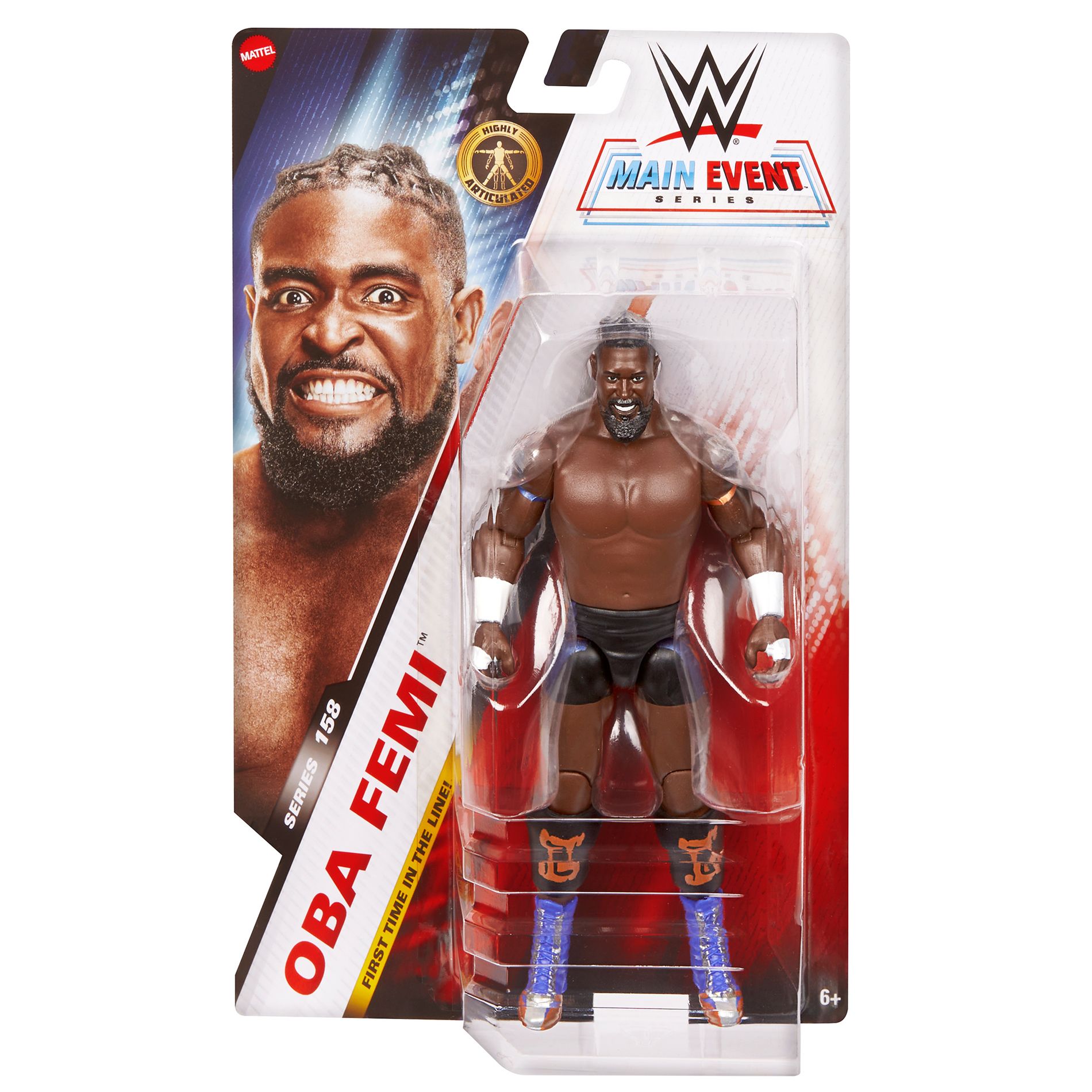 WWE Main Event 158 Oba Femi Action Figure