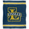 La Salle University Primary Logo Silky Touch Blanket White 50x60 - 2 of 4
