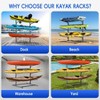 Garvee Kayak Storage Rack, Heavy Duty Kayak Racks with Adjustable Shelves, Metal Kayak Stand for Ships, Canoe, Surfboard & Paddleboard, Garage, Beach - 3 of 4