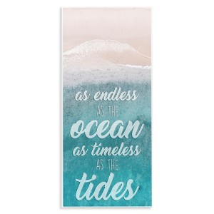 Stupell Industries Timeless As Tides Beach Phrase, 7" x 17" - 1 of 4