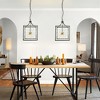 Rennnsan Palorin 17"W 8-Light Sputnik Dandelion Crystal Industrial Dimmable Chandelier in Black - 2 of 4